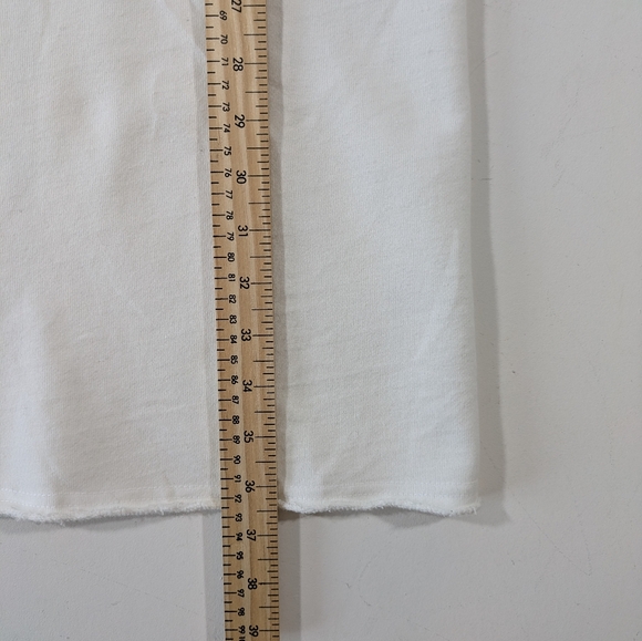 Emerson Fry White Long Sleeve Mock Neck Cotton Dress NWT Size Medium - Picture 5 of 14